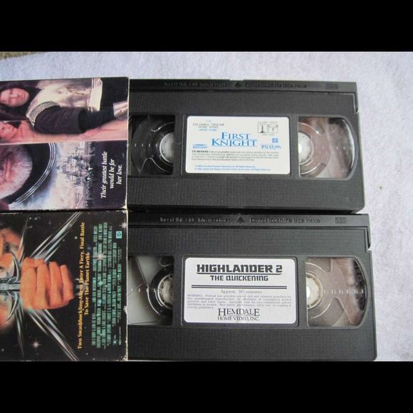 First Knight Highlander 2 Quickening Sean Connery VHS Cassette Tape Bundl for $2 - Picture 5 of 5